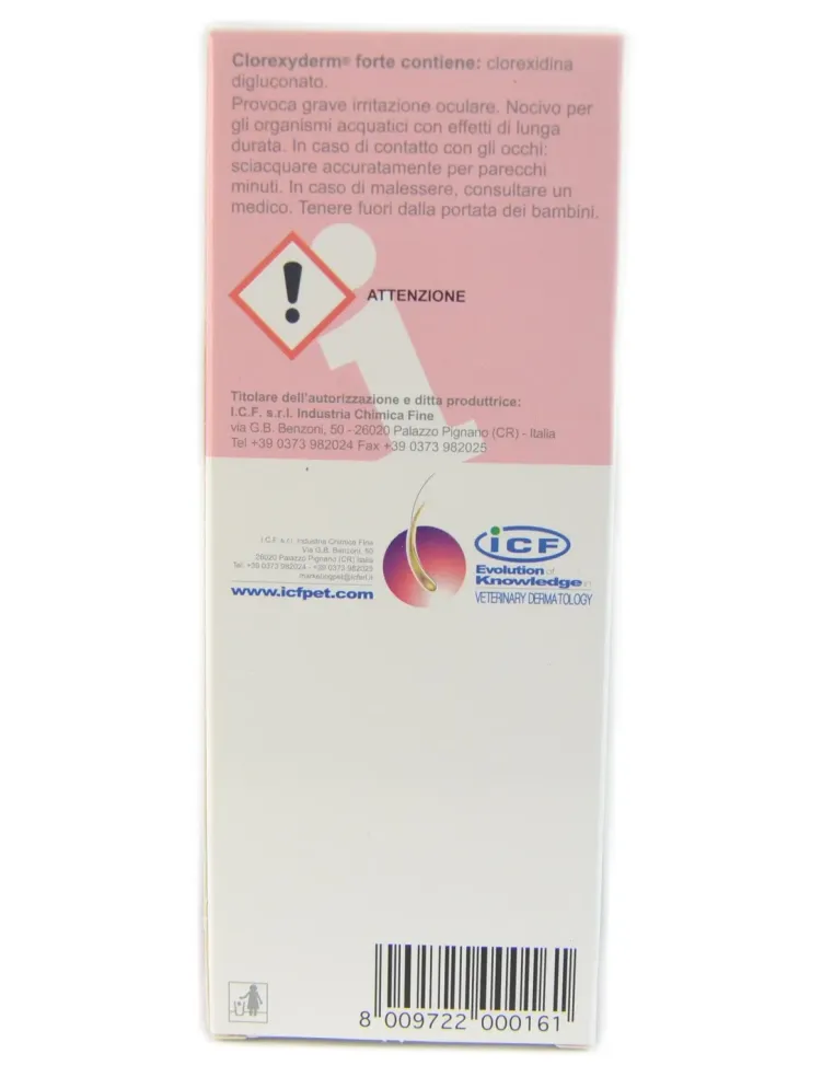 Clorexyderm Forte ICF shampoo 200 ml  