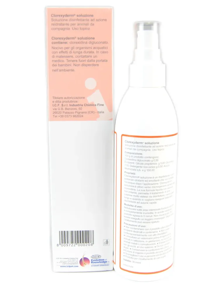 Clorexyderm ICF soluzione 250 ml  