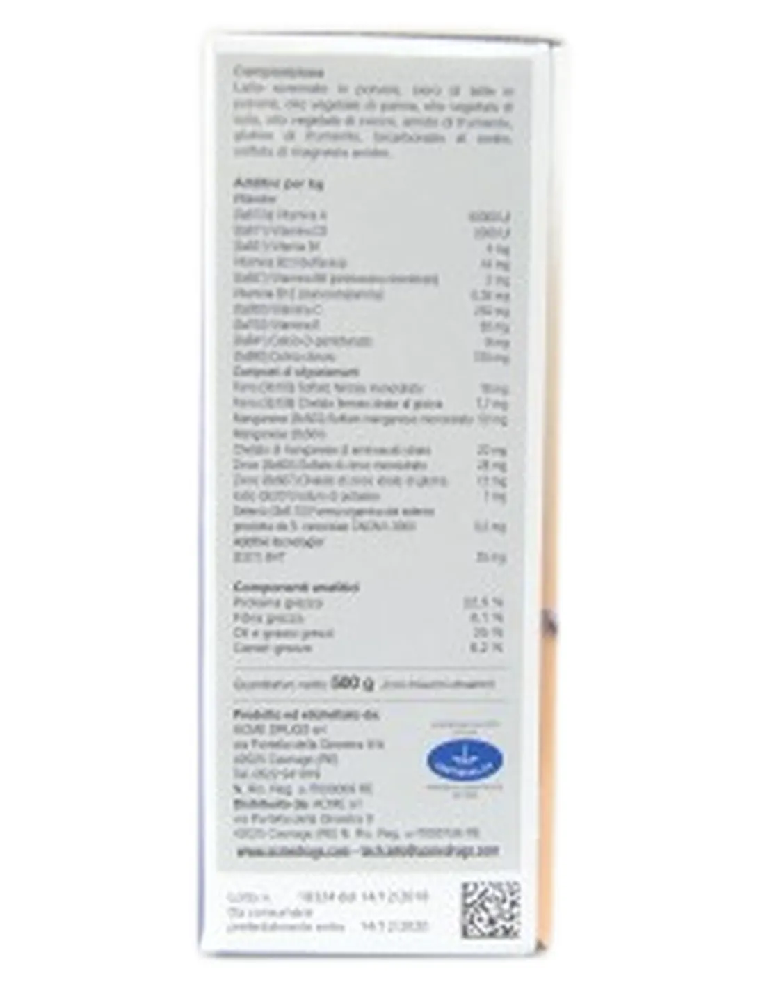 Nanut Pet Acme latte polvere 500 g con misurino   Nanut Pet Acme latte polvere 500 g con misurino