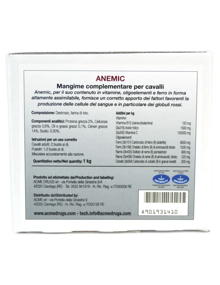 Anemic Acme sospensione orale 40 buste 25 g  