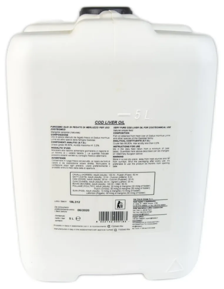 Cod-Liver Oil FM Italia tanica 5000 ml  