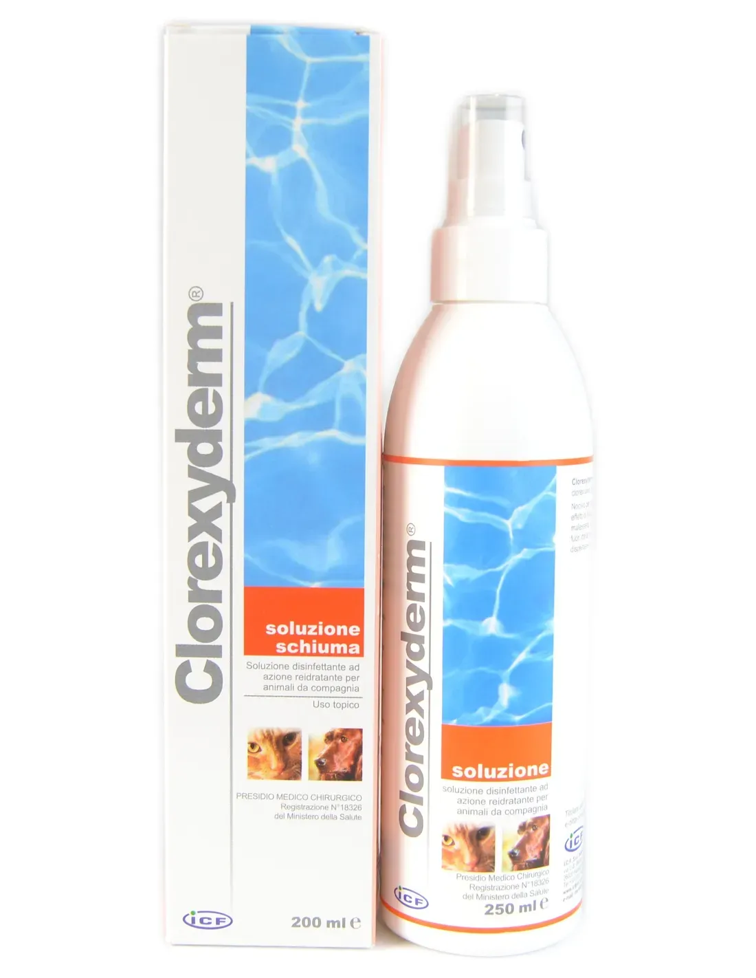 Clorexyderm ICF soluzione schiuma 200 ml