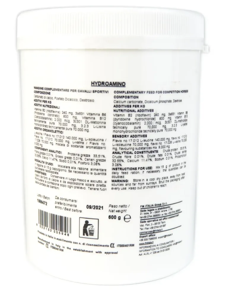 Hydro Amino FM Italia sospensione orale 600 g  
