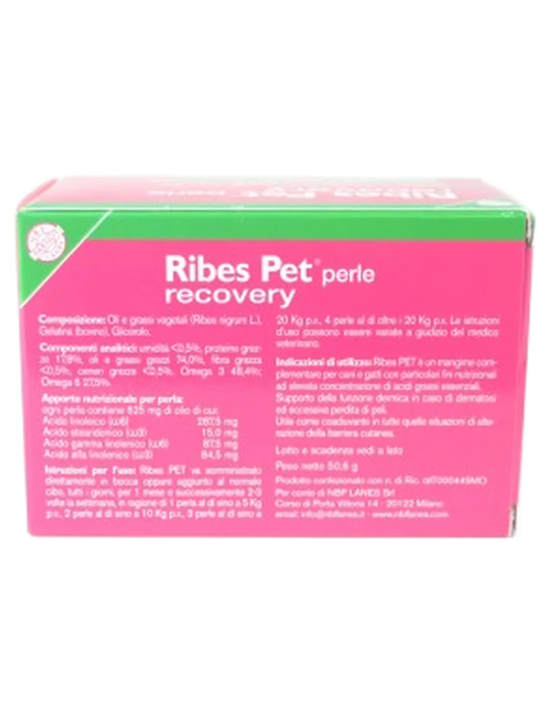 Ribes Pet Recovery NBF 60 perle  