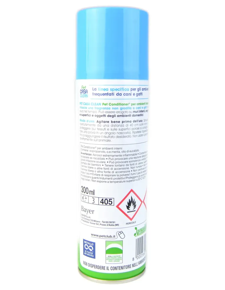 Pet Conditioner Sano e Bello per Interni Bayer 300 ml  