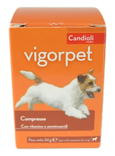 Vigorpet cani Candioli 20 compresse in barattolo  