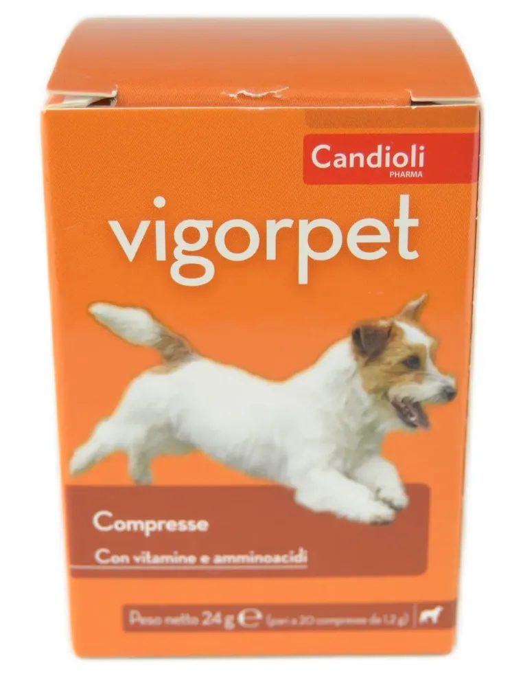 Vigorpet cani Candioli 20 compresse in barattolo  