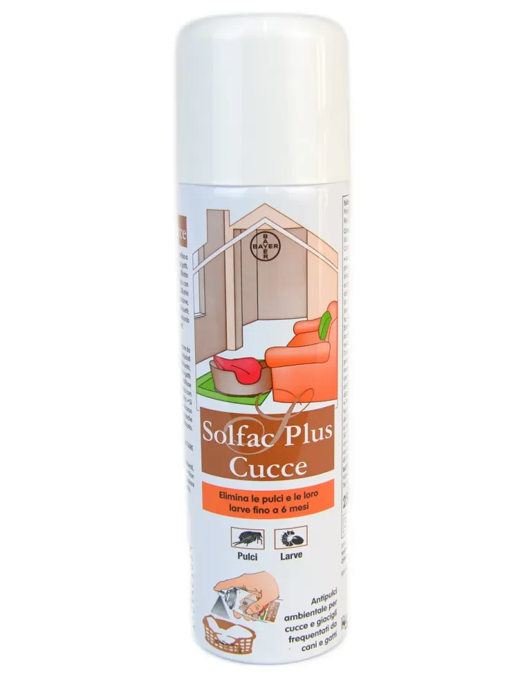 Solfac Plus Cucce Bayer disinfettante per cucce 250 ml  