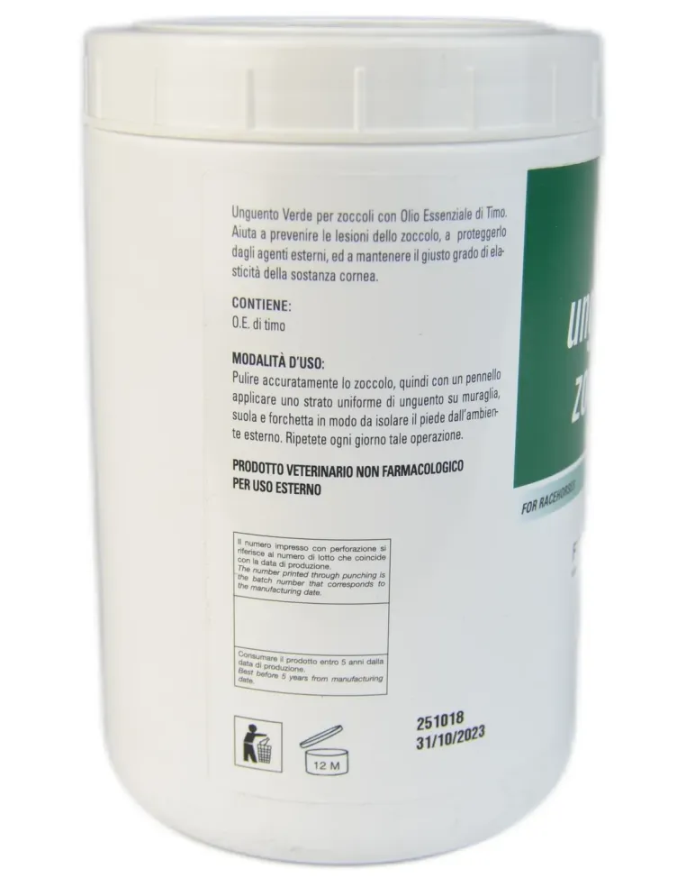 Unguento Zoccoli Verde FM Italia FM Italia vaso da 1000 ml  