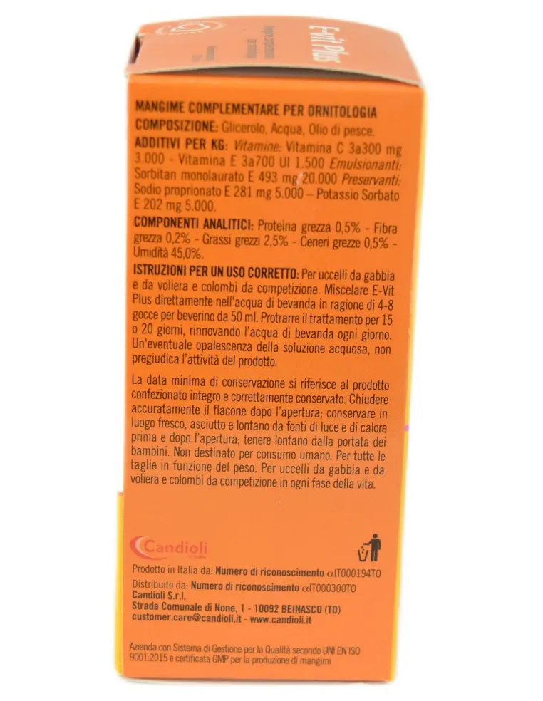 E Vit Plus Candioli sospensione orale flacone con contagocce 20 ml