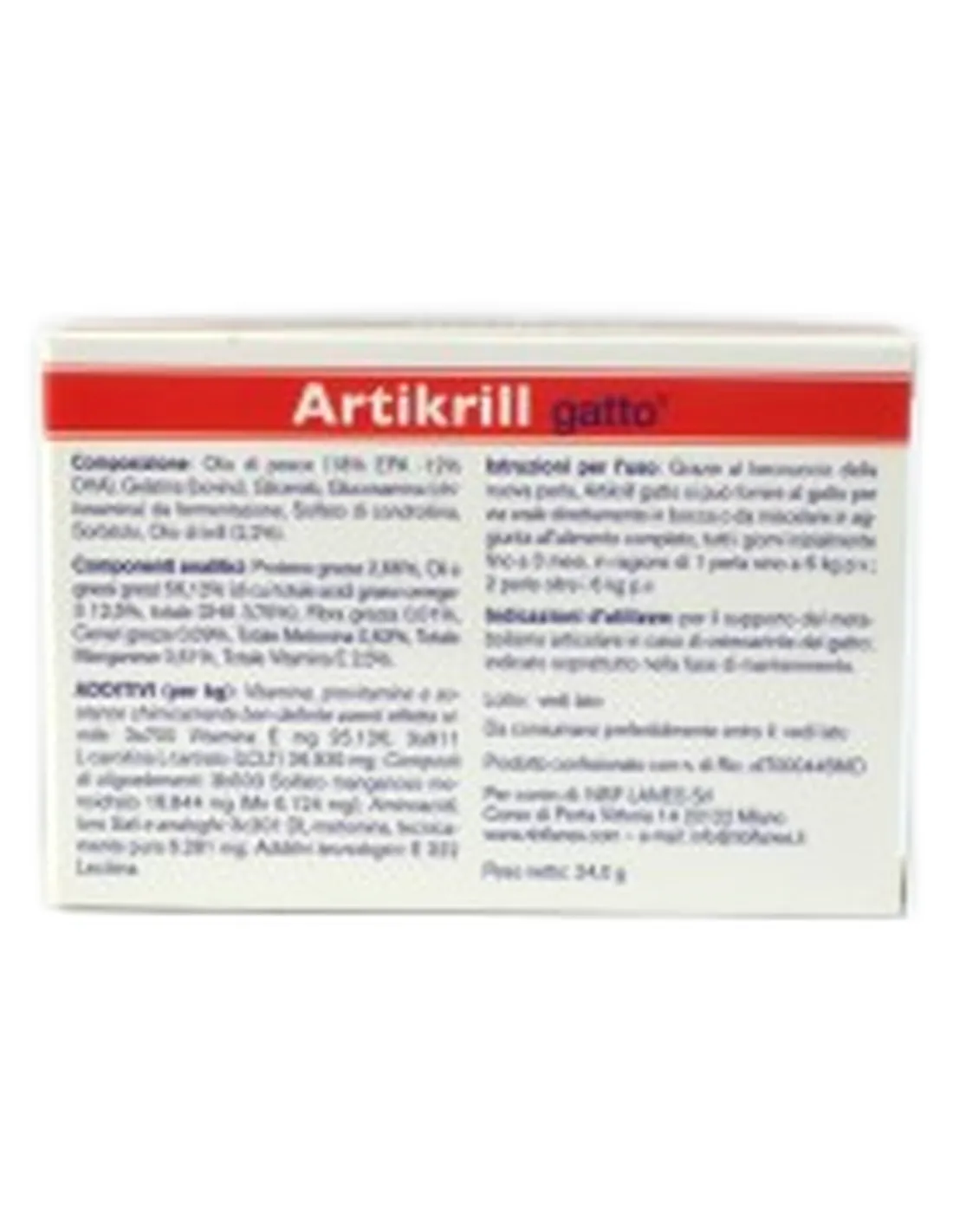 Artikrill Gatto NBF 30 perle   Artikrill Gatto NBF 30 perle