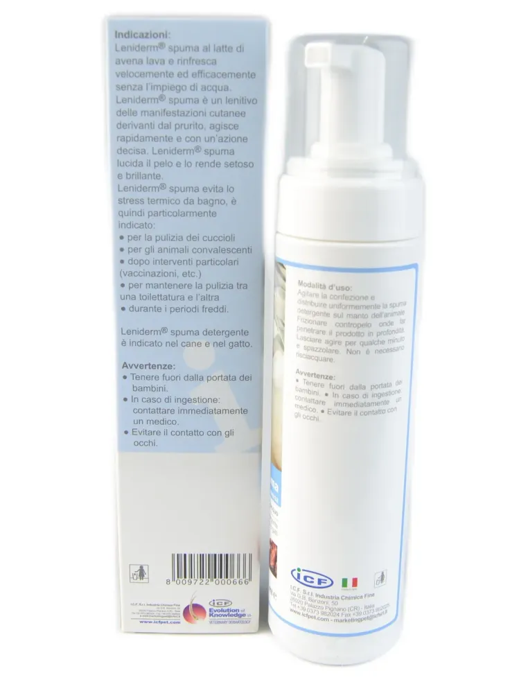 Leniderm spuma dermatite 200 ml  