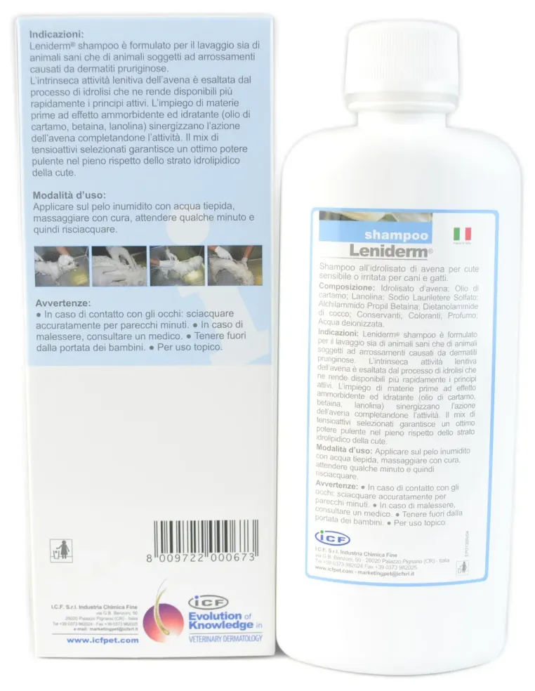 Leniderm shampoo 250 ml  