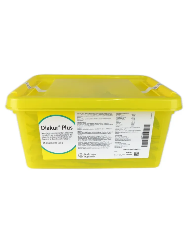 Diakur Plus Boehringer sospensione orale 24 buste 100 g  