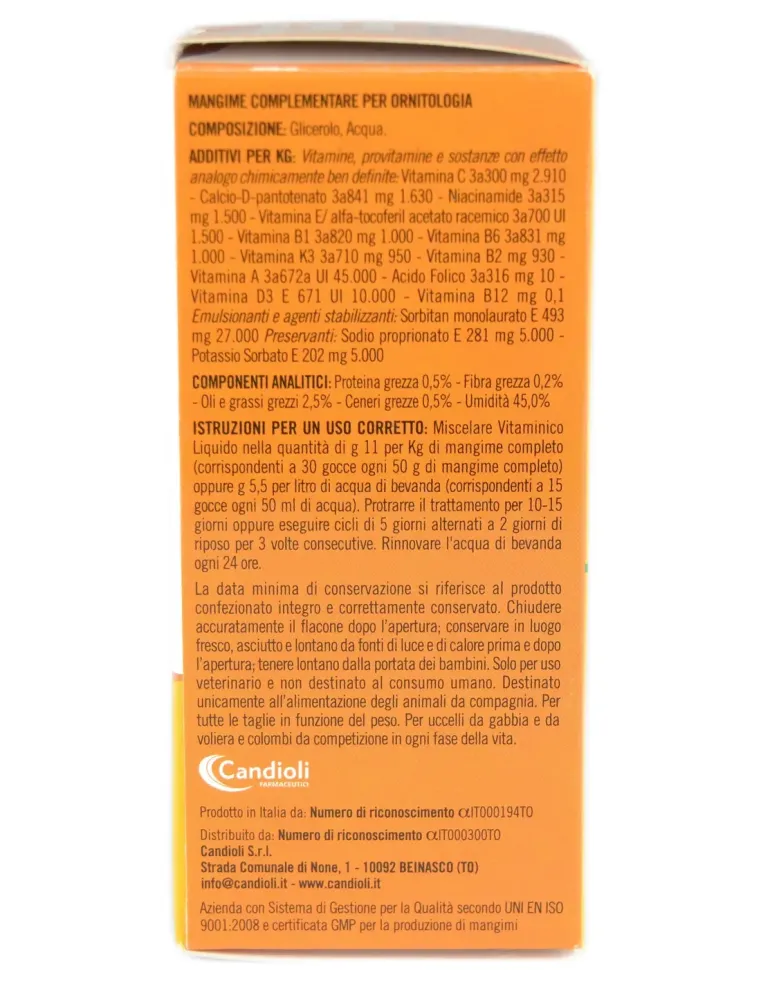 Vitaminico Candioli Liquido Candioli sospensione orale soluzione 20 ml  