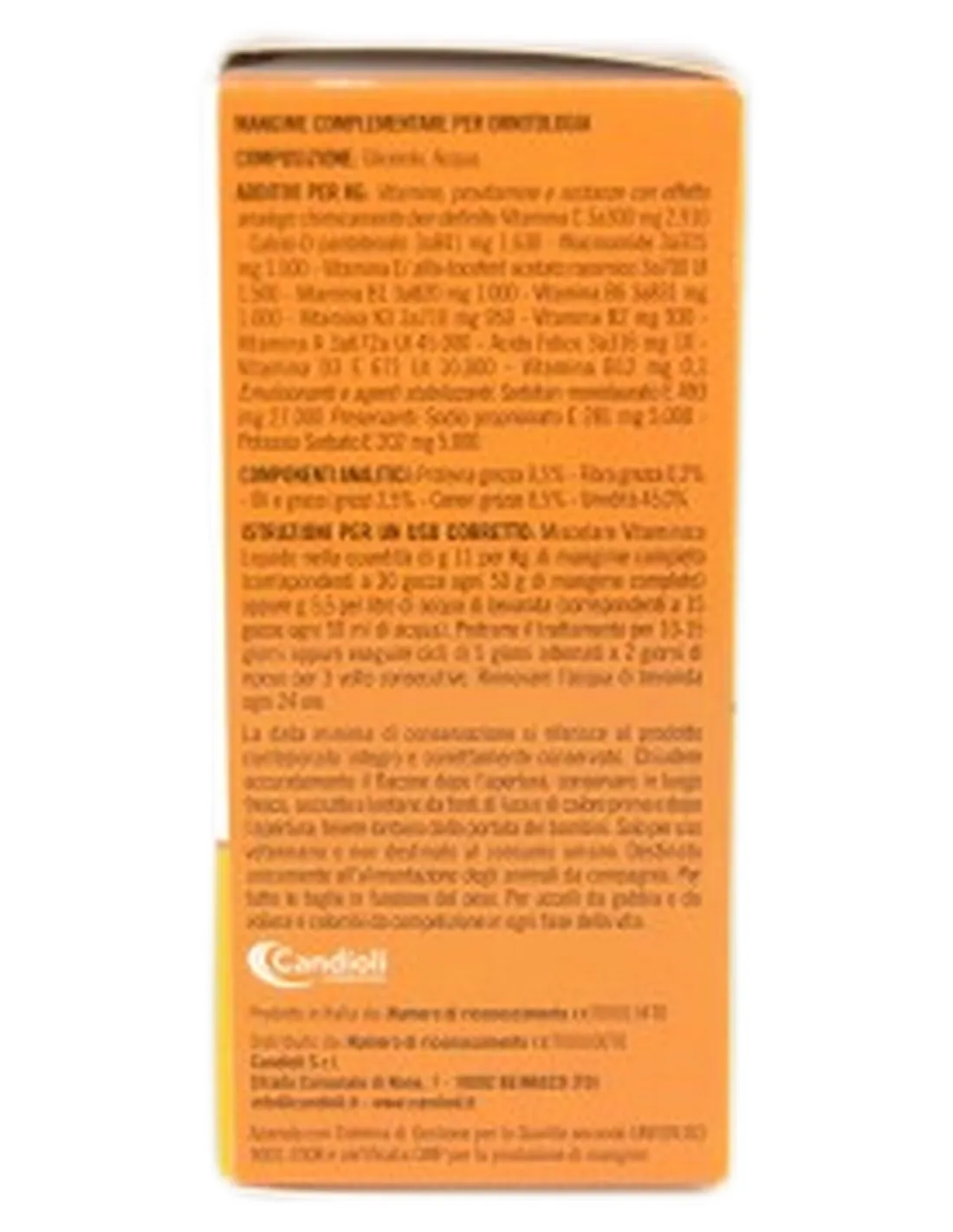 Vitaminico Candioli Liquido Candioli sospensione orale soluzione 20 ml   Vitaminico Candioli Liquido Candioli sospensione orale soluzione 20 ml