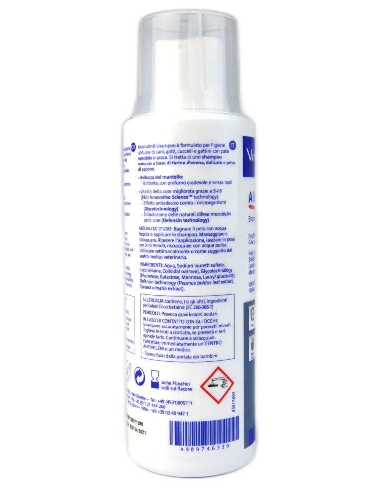 Allercalm Virbac shampoo cani-gatti 250 ml  