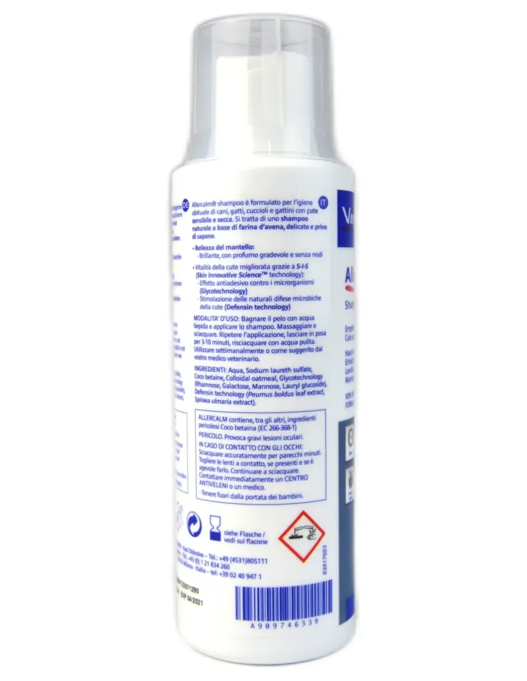 Allercalm Virbac shampoo cani-gatti 250 ml  