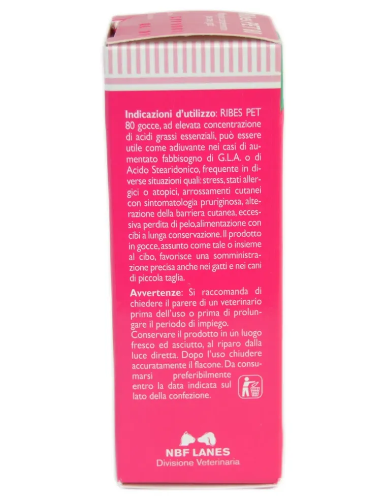 Ribes Pet 80 25 ml con contagocce
