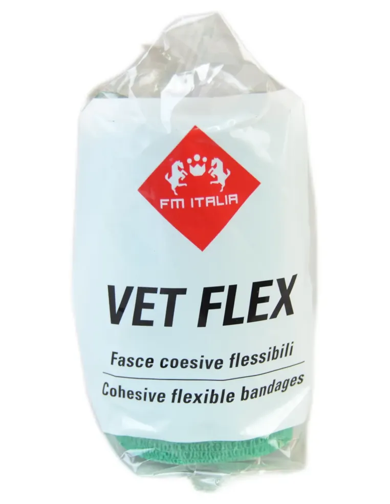 Vet Flex FM Italia fasce coesive verde cm 10 x 4,5 m  