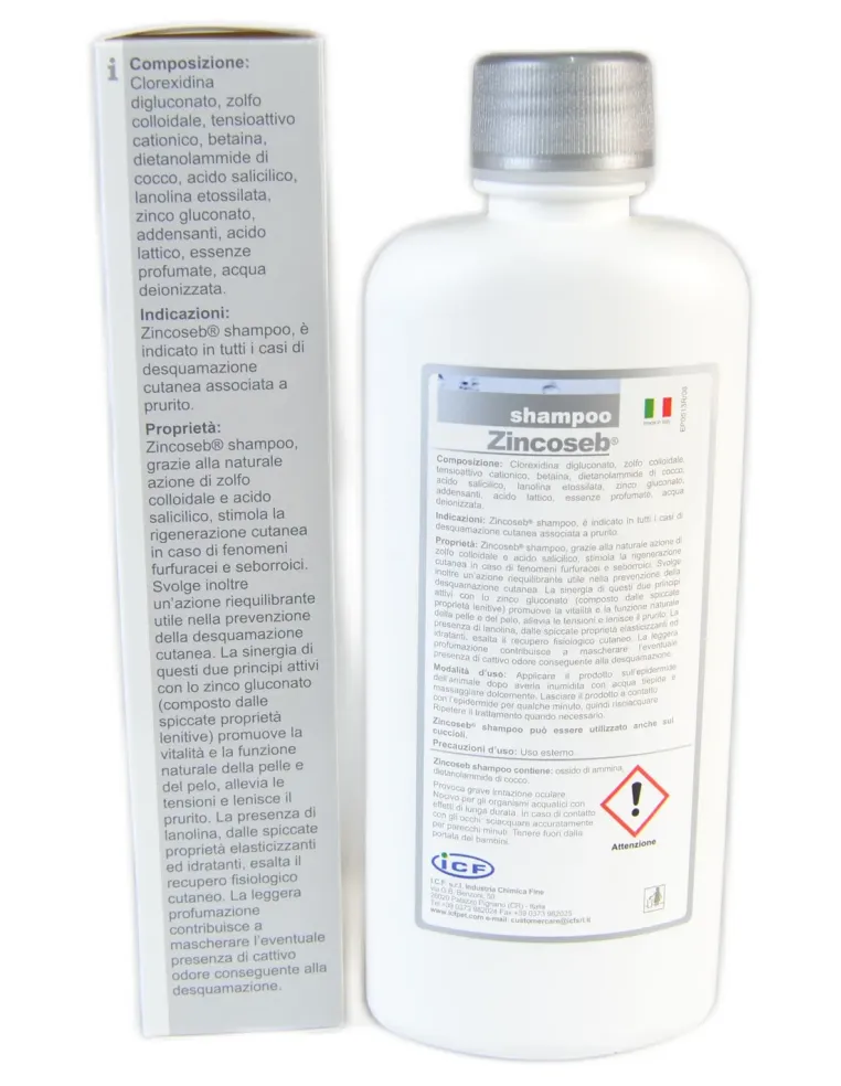 Zincoseb ICF shampoo 250 ml  