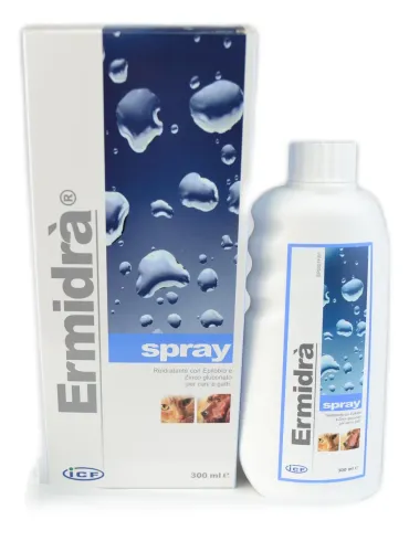 Ermidra' Spray ICF spray idratante cutaneo per cani e gatti 300 ml  