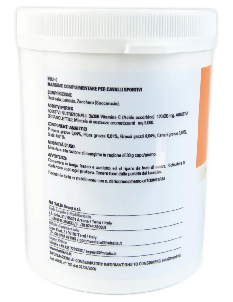 Equi-C FM Italia vaso in polvere da 600 g  