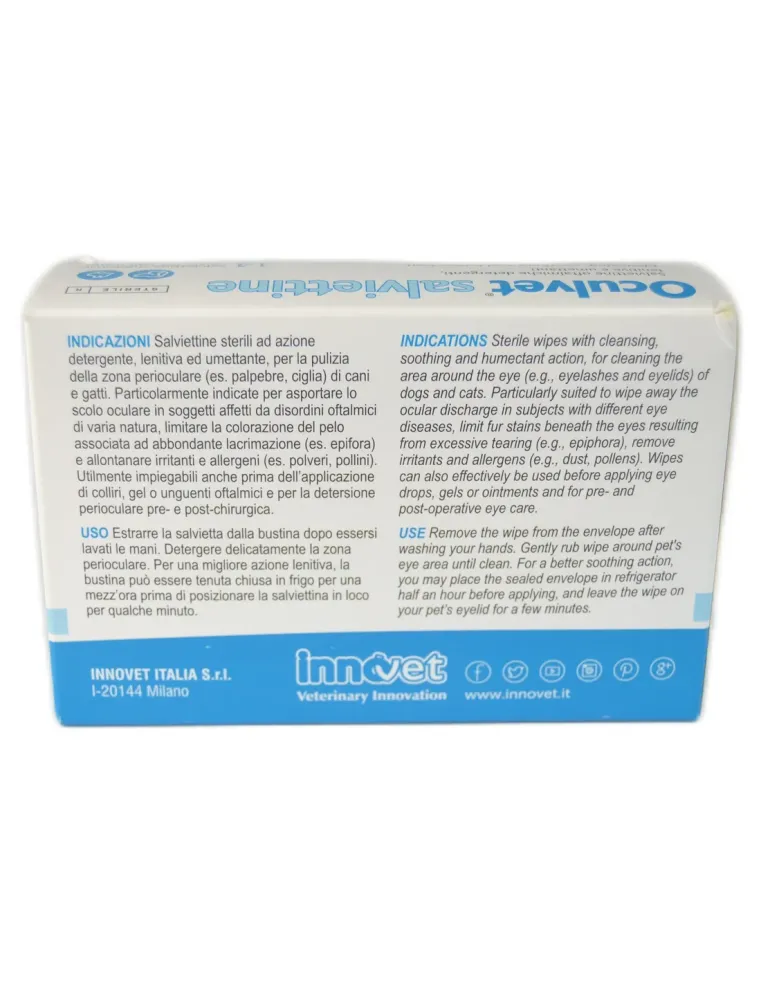 Oculvet Salviettine Innovet 14 salviettine oftalmiche detergenti  
