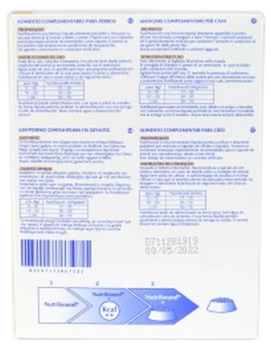 Nutribound Soluzione cani Virbac soluzione orale 3 flaconi 150 ml  