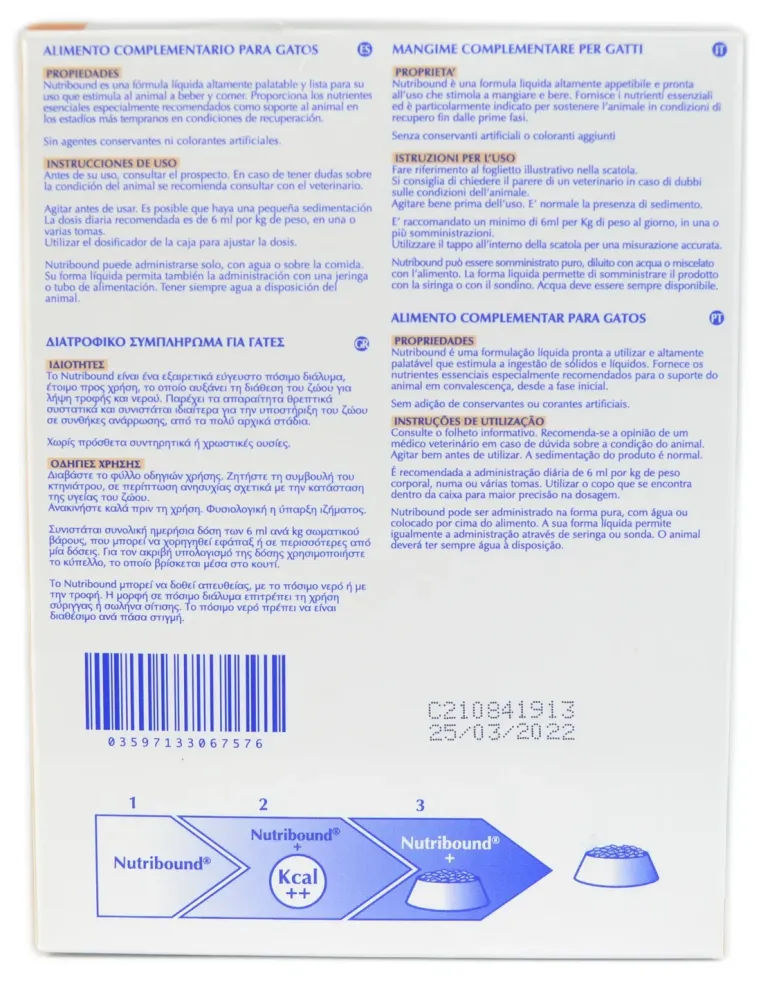 Nutribound Soluzione Gatti Virbac soluzione orale 3 flaconi 150 ml  