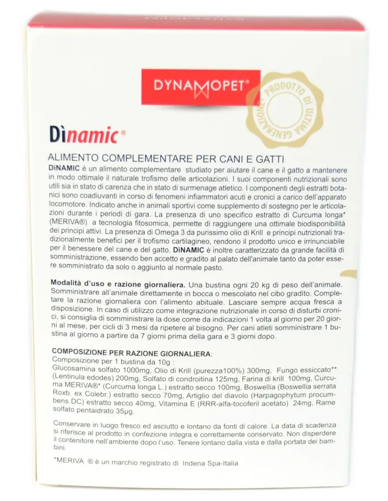 Dynamopet Dinamic 20 bustine da 10 g  