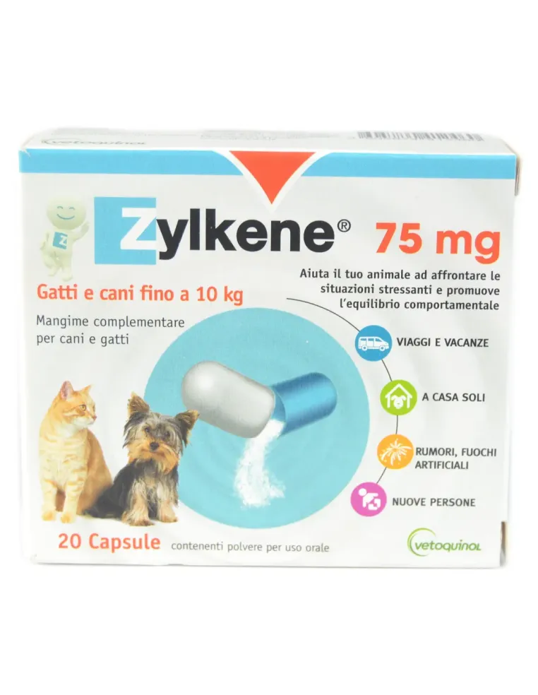Zylkene Vetoquinol 20 capsule 75 mg  