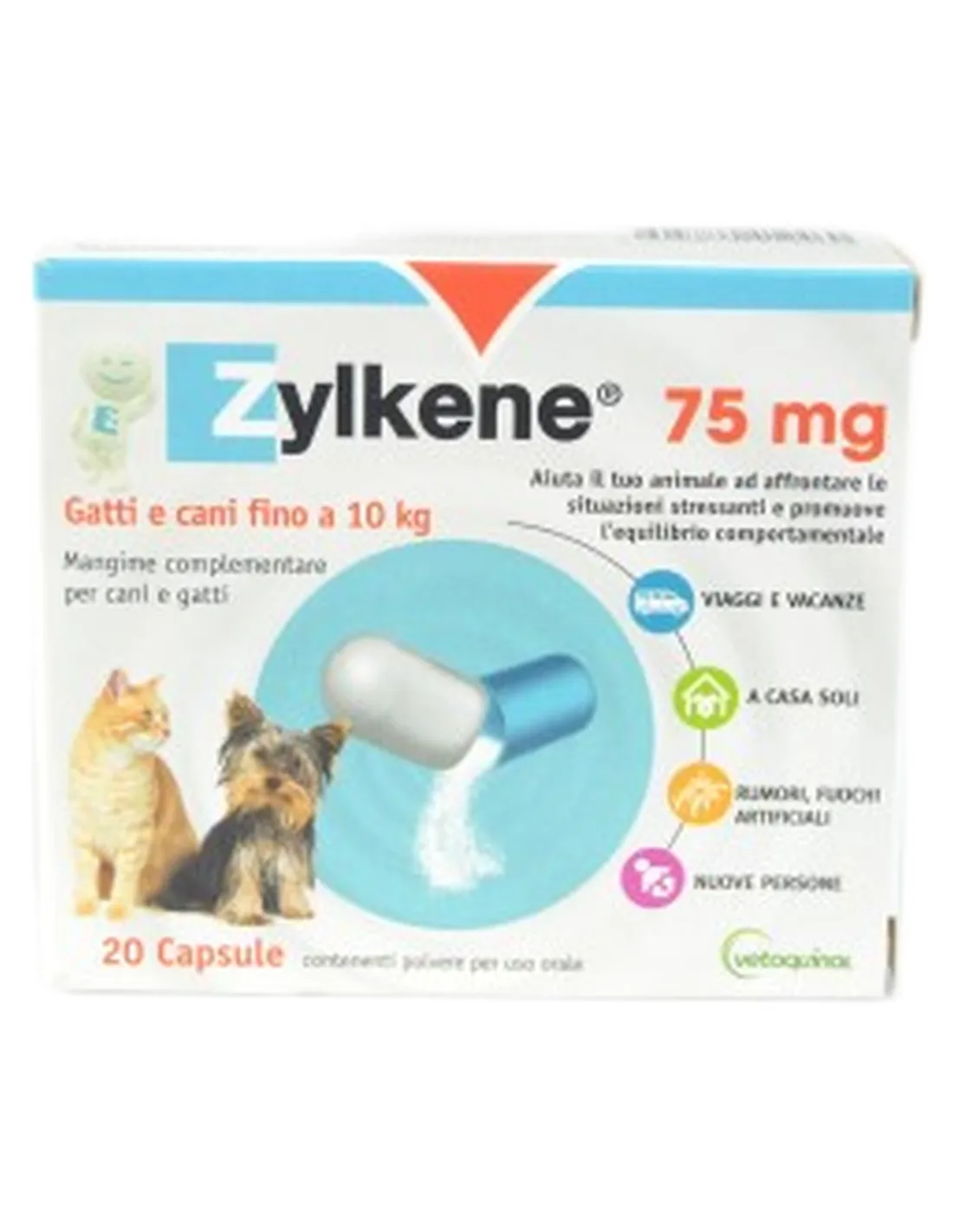 Zylkene Vetoquinol 20 capsule 75 mg  