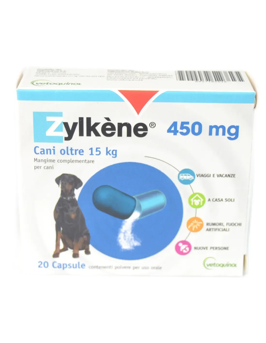 Zylkene Vetoquinol 20 capsule 450 mg