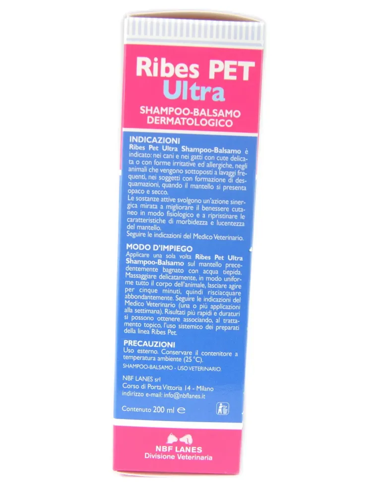 Ribes Pet Ultra Shampoo Balsamo Dermatologico  