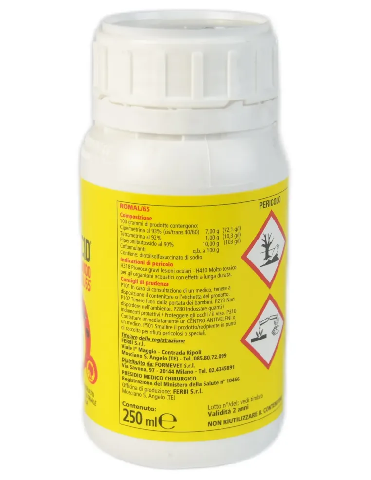 Neo Fortecid Liquido Formevet insetticida confezione da 250 ml  