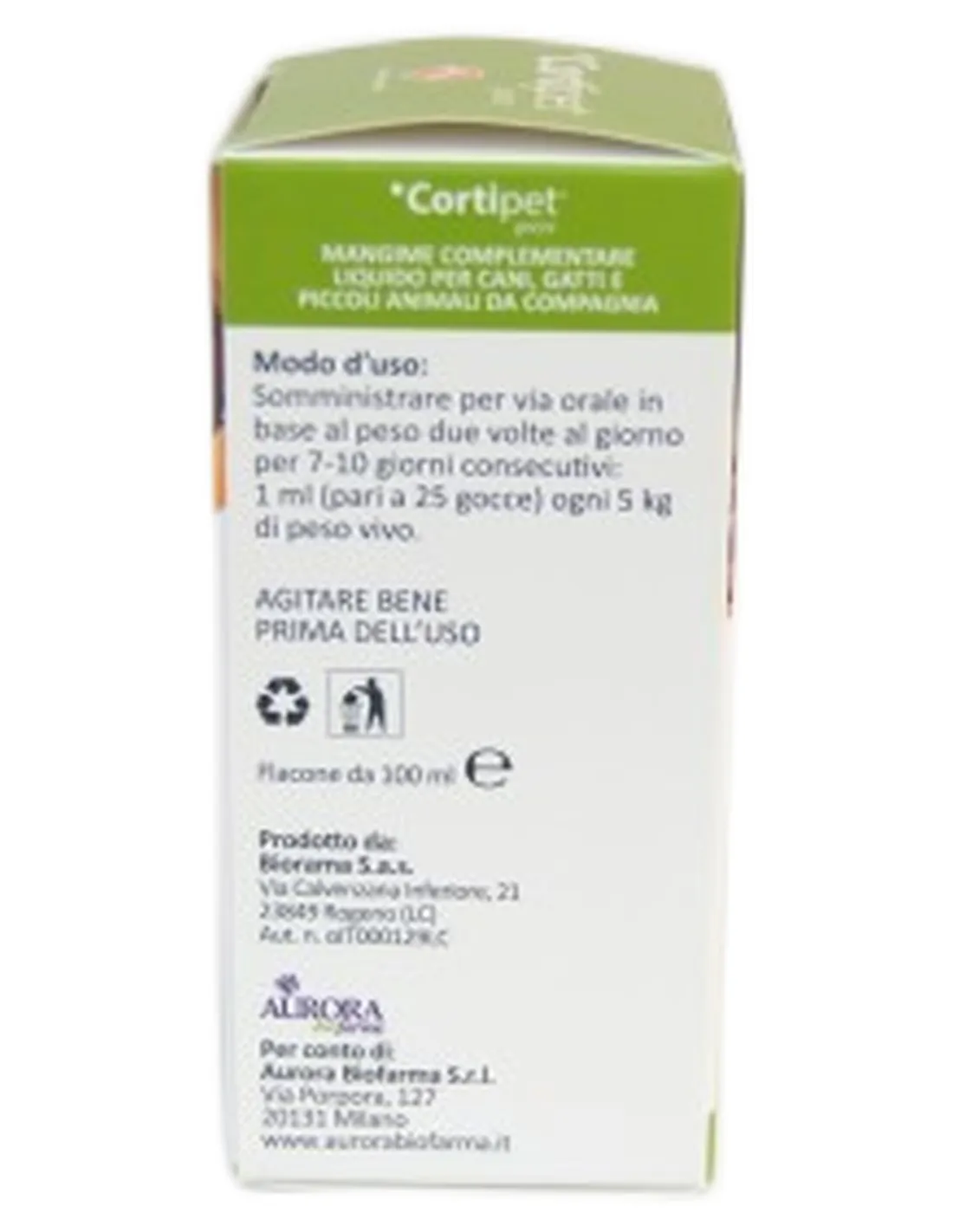Cortipet Aurora Biofarma sospensione orale 100 ml  