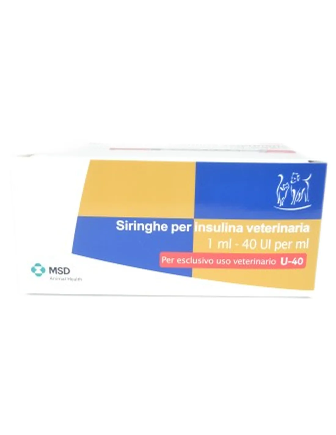 Siringhe MSD 30 siringhe 40 UI/ml ago fisso 29G 1/2  