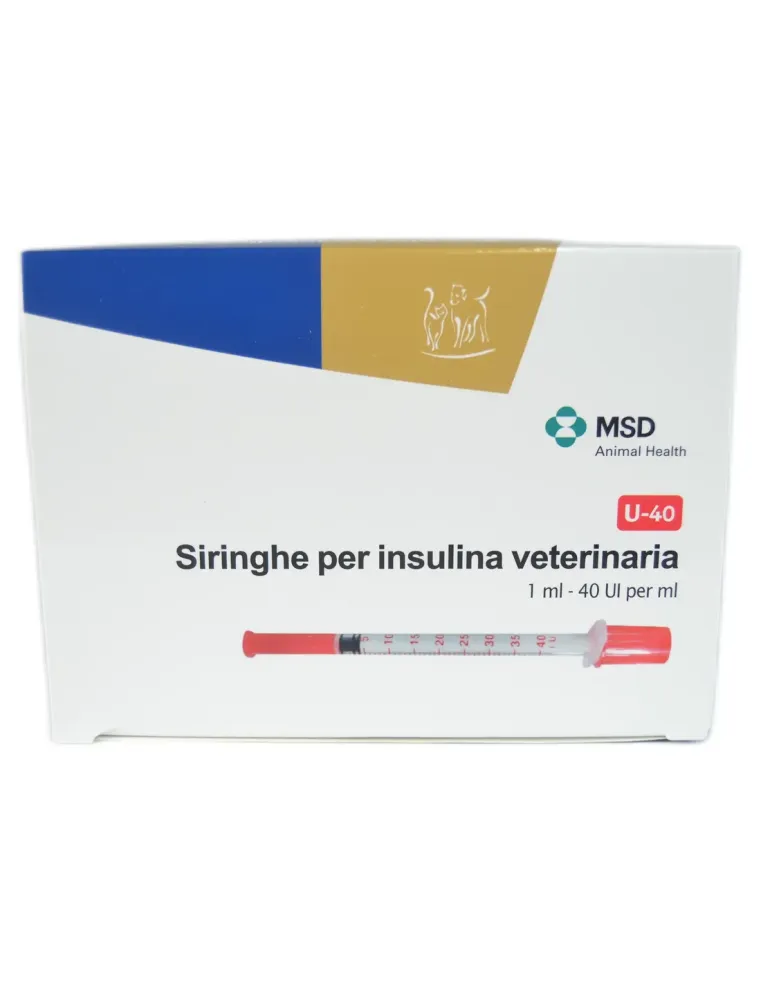 Siringhe MSD 30 siringhe 40 UI/ml ago fisso 29G 1/2  