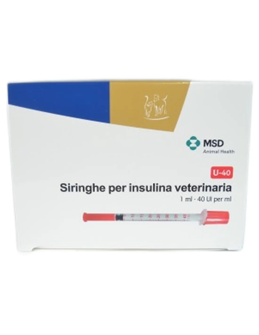 Siringhe MSD 30 siringhe 40 UI/ml ago fisso 29G 1/2  