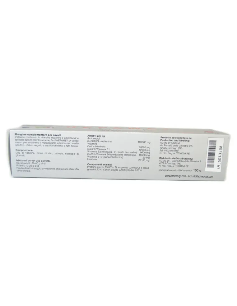 Hepamet Acme sospensione orale pasta 1 siringa da 100 g