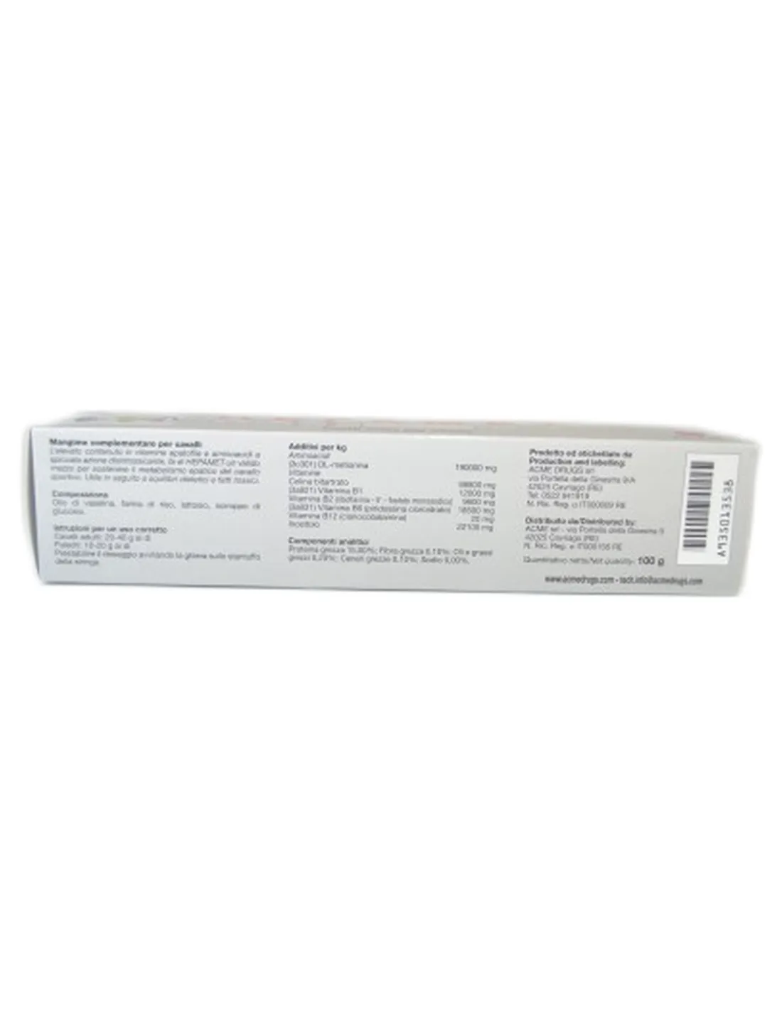 Hepamet Acme sospensione orale pasta 1 siringa da 100 g   Hepamet Acme sospensione orale pasta 1 siringa da 100 g