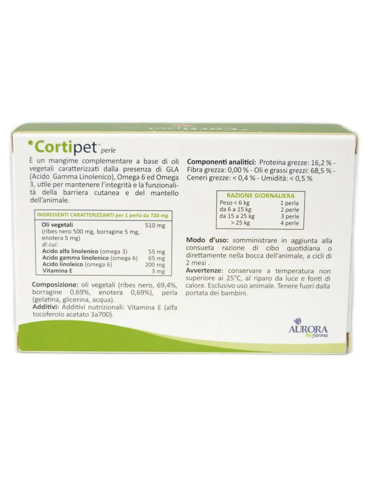 Cortipet Perle Aurora Biofarma 30 perle  