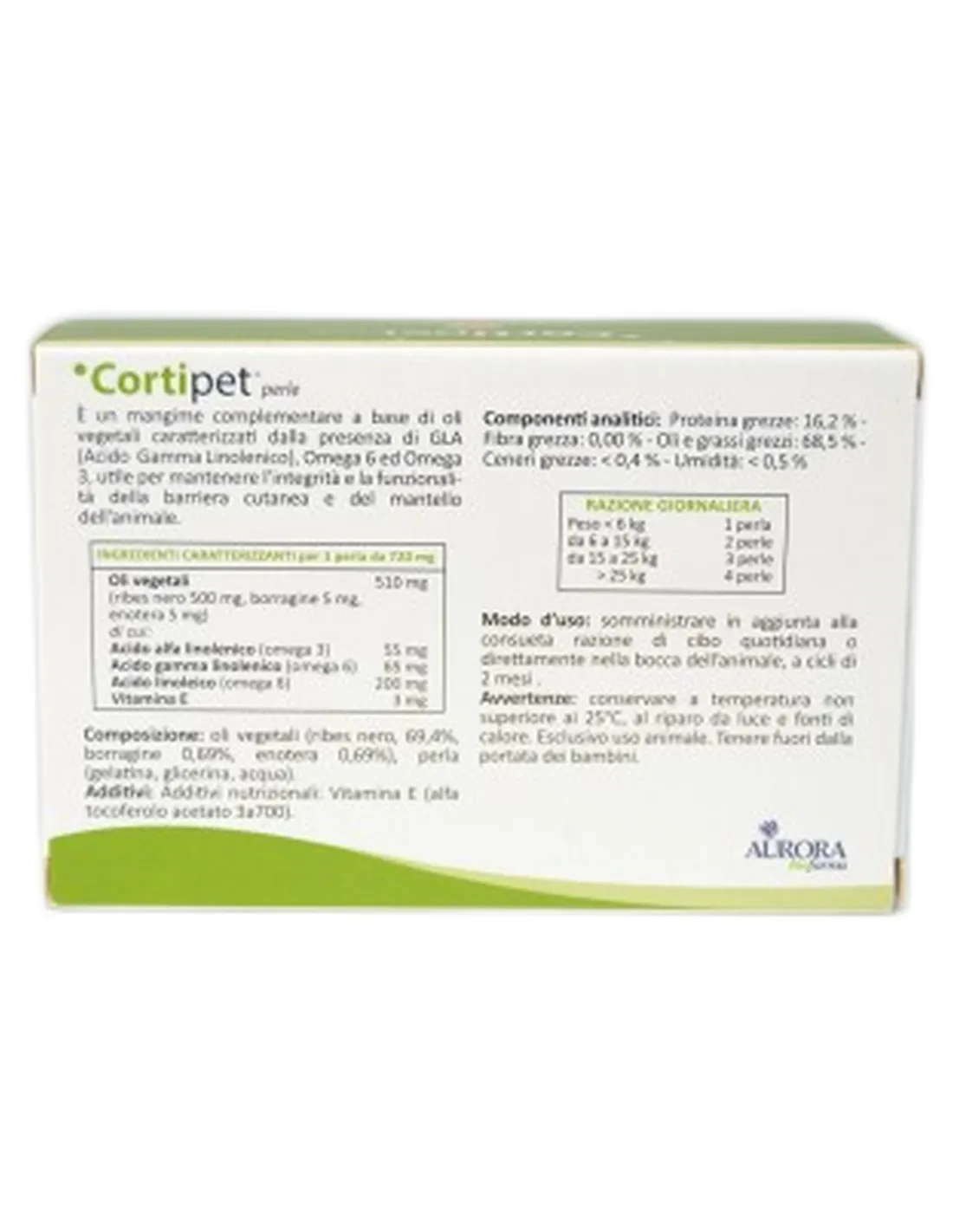 Cortipet Perle Aurora Biofarma 30 perle  