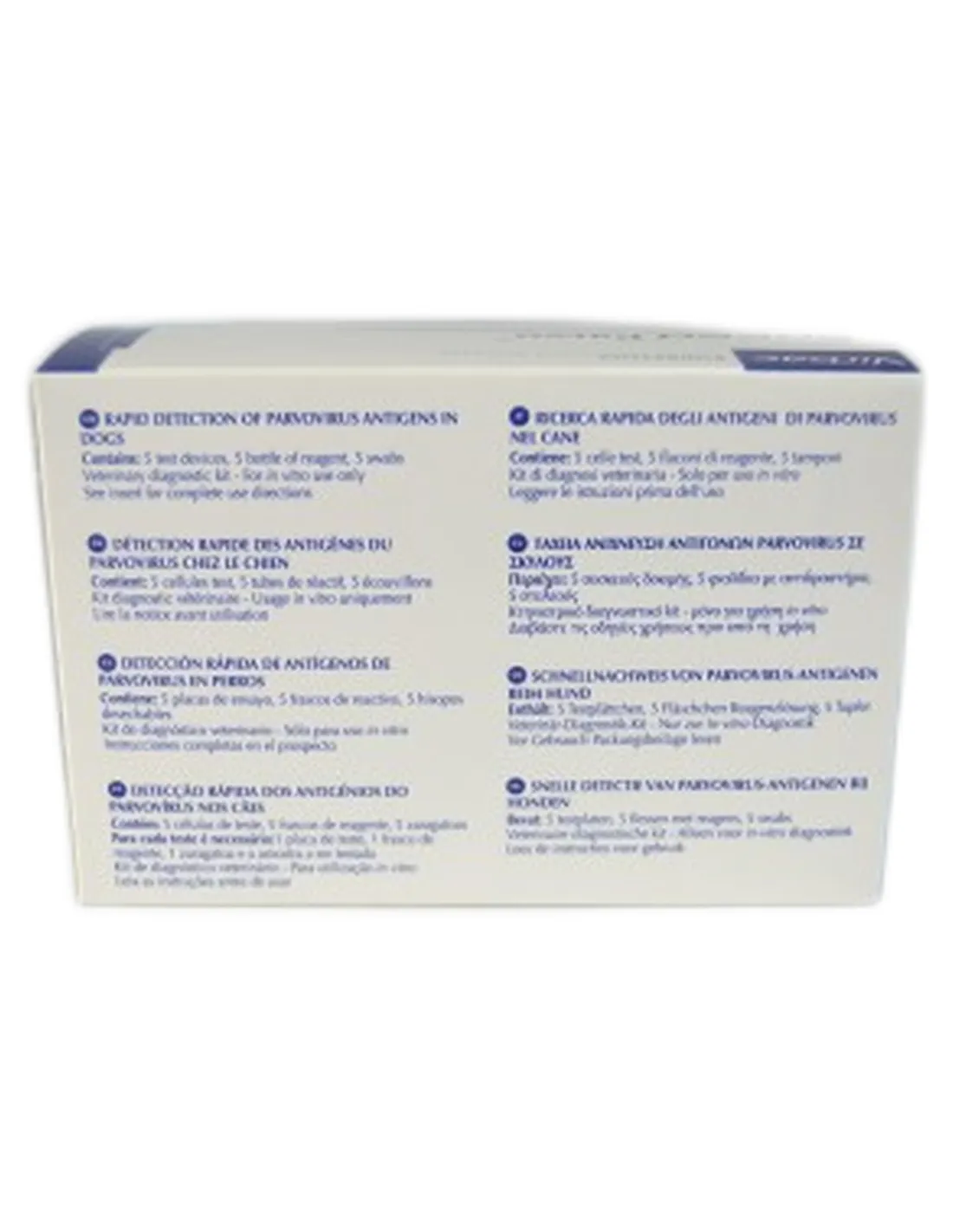 Speed Parvo Filter Cap Virbac 5 tests  