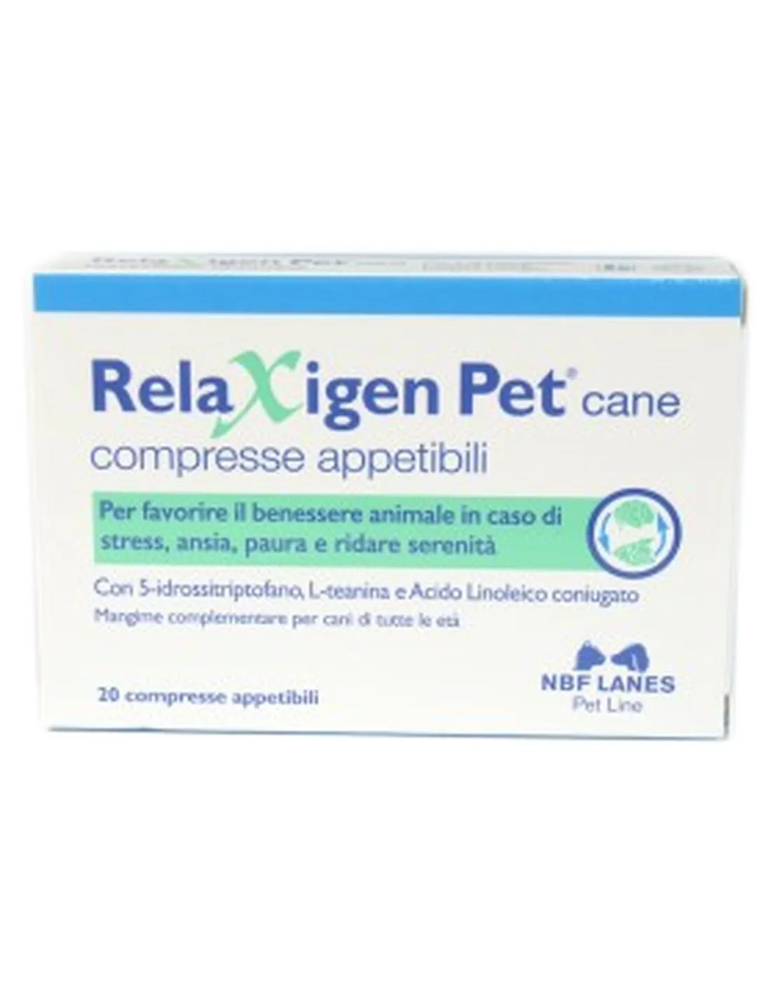 Relaxigen Pet cane 20 compresse appetibili NBF   Relaxigen Pet cane 20 compresse appetibili NBF