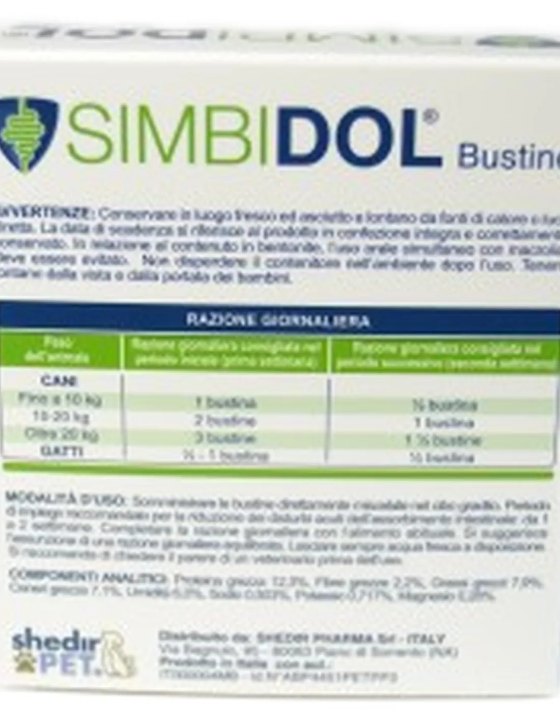 Simbidol Shedir Pharma 20 bustine da 1,5 g  