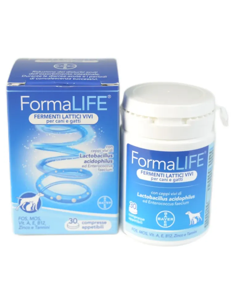 FormaLife Bayer fermenti lattici vivi 30 compresse appetibili  