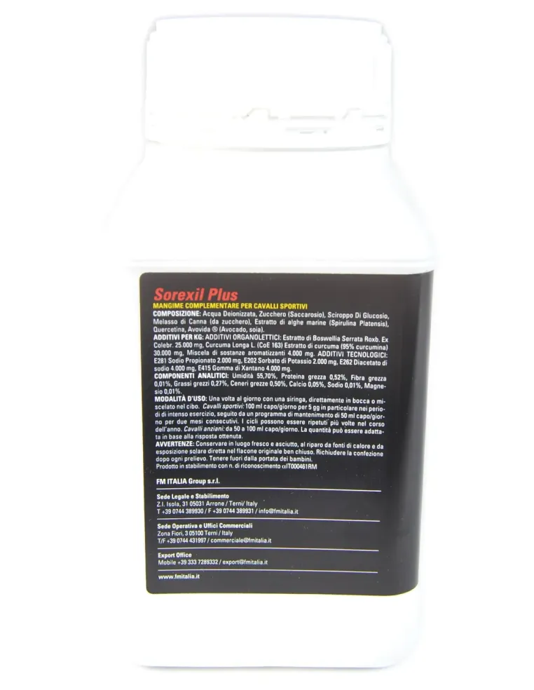 Sorexil FM Italia sospensione orale 1 kg  