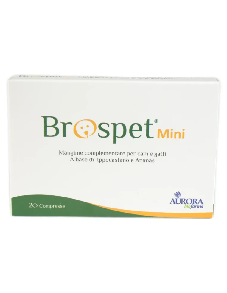 Brospet Mini Aurora Biofarma 20 compresse  